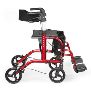 Бестселлер BeiQin1001A 2023, складной роликовый ходунок с сиденьем для инвалидов