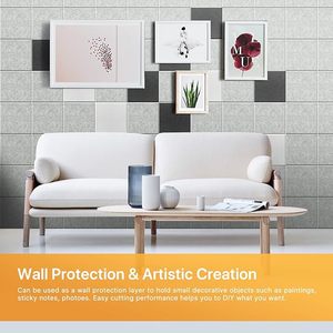 Nhà máy 30x30cm cung cấp bảng hấp thụ âm thanh Polyester tự dính âm thanh hấp thụ Trần Văn phòng cách âm - Product Image 4