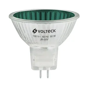 Master avec 36 unités Lampe halogène verte 50 W type MR16 en boîte, Volteck - Product Image 1