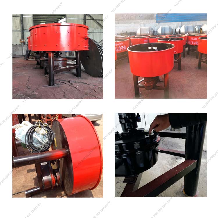 READY MIXED CONCRETE MIXER MACHINE 0.35M3 PRODUCTIVITY PAN CONCRETE MIXER FOR BRICKS MAKING