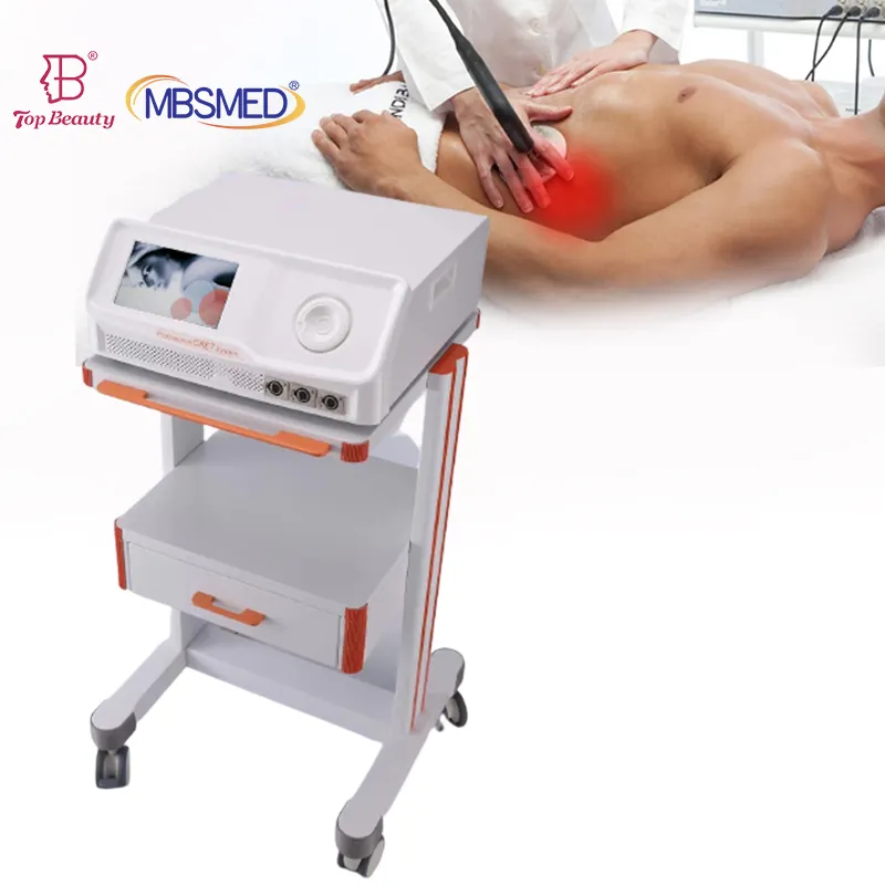 Portable 448 khz indiba technology ret RF diathermy tecar machine physiotherapy tecar therapy physio