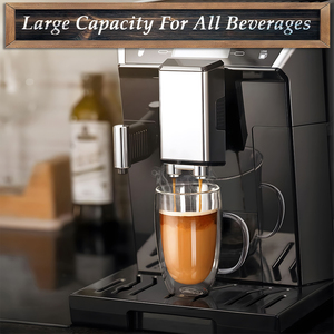 Bicchiere da 450ml 15oz in Vetro Borosilicato a Doppia Parete con Manico, Resistente al Calore, Lavabile in Lavastoviglie, Senza BPA, Design Nordico Moderno per Caffè Freddo - Product Image 4