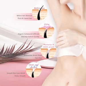 Cuerpo de Bikini de las piernas de la axila del pelo de las mujeres de eliminación de indoloro pelo eliminación crema - Product Image 3
