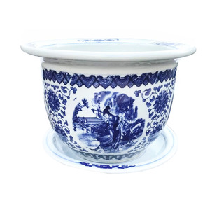 Jingdezhen vườn Chậu gốm giá rẻ và thanh lịch Đất Sét Hoa nồi khuôn mẫu để bán <span class=keywords><strong>Fancy</strong></span> bê tông thiết kế - Product Image 4