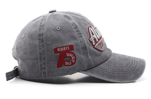 Hot Bán Rửa Thư Cũ Thêu Vịt Lưỡi Mũ Thời Trang Người Đàn Ông Cá Tính Đường Phố Phụ Nữ Tie-Dye Xu Hướng Che Nắng Mũ Bóng Chày - Product Image 3