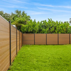 Recinzione di Sicurezza WPC per Esterni OEM/ODM, Pannelli per Recinzione Privacy, Composito Coestruso con Telaio WPC, Design 3D - Product Image 4