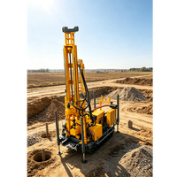 MEIZHOU LION L280 200m Foreuse de puits d'eau diesel sur chenilles, double usage eau/terre, haute performance