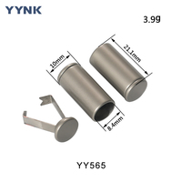 Logo personnalisé gravé cordons cylindriques embouts métalliques protecteur de pointe de tête bouchon d'aglet pour pantalon chaussure lacets corde tissu