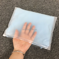 Sacs à fermeture éclair écologiques biodégradables givrés imperméables résistants à la chaleur pour vêtements, chaussures, sous-vêtements avec impression de votre logo