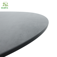 Mobilier extérieur table de café moderne relevable 70x70 table basse de jardin ronde réglable en hauteur