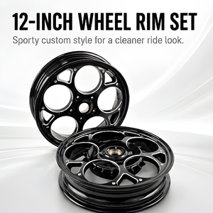 Une paire de jantes CNC de 12 pouces pour Vespa Spring Primavera Sprint 50 <span class=keywords><strong>50cc</strong></span>, accessoires de jantes de moto pour l'Europe - Product Image 1