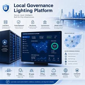 Iluminación LED Inteligente para Calles con PLC-LoRa, Adaptación para Cables AC Existentes, Puente LoRa a Través de Transformadores, IP66, Reacondicionamiento Mínimo - Product Image 5