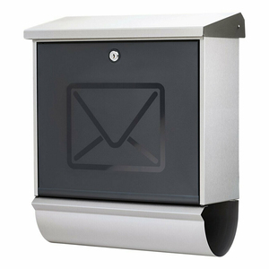 JH-Mech da esterno resistente alle intemperie da parete <span class=keywords><strong>cassetta</strong></span> delle lettere con chiavi e finestra con chiusura a chiave in metallo Vintage per la casa Mailbox a parete - Product Image 5