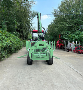 <span class=keywords><strong>Remorque</strong></span> forestière légère pour VTT avec <span class=keywords><strong>grue</strong></span> à grappin hydraulique pour utilisation forestière - Product Image 4