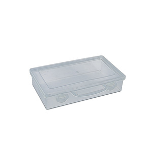 Transparent Portable Medicine Box Rectangle Covered Storage Container For Cosmetics Jewelry Small Items Daily Necessities - Product Image 4