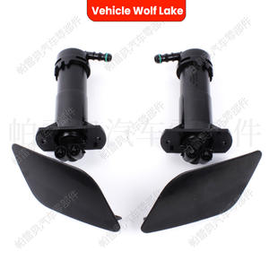 Boquilla de lavado de faros delanteros para vehículo Wolf Lake, con tapa, para Audi Q7 2007-2013, ABS, juego completo con clip - Product Image 2