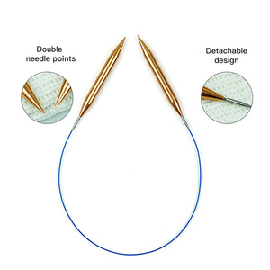Outils de tricotage, <span class=keywords><strong>aiguilles</strong></span> circulaires détachables de 10 cm, colorées, <span class=keywords><strong>avec</strong></span> échelle d'épaisseur claire, ensemble interchangeable de 13 pièces - Product Image 3