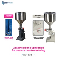 Machine de remplissage manuelle de liquides en acier inoxydable A03 de haute qualité avec balance et plateaux pour crème, shampoing, pâte cosmétique, sauce