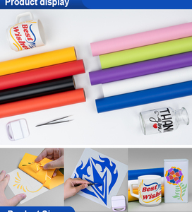 Rouleau de vinyle auto-adhésif personnalisé, feuilles de vinyle permanentes pour <span class=keywords><strong>Cricut</strong></span> - Product Image 3