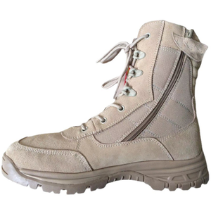 DFT0214 Bottes tactiques robustes pour hommes, respirantes avec fermetures éclair latérales, bottes tactiques camouflage - Product Image 3