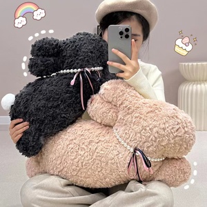 Siêu mềm Bunny sang trọng búp bê bay cửa sổ cô gái trái tim ôm gối mềm sofa đệm PP bông đầy giường đi văng ngủ món quà sinh nhật - Product Image 4