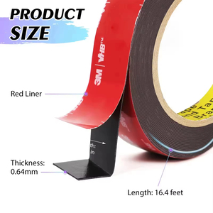 Wholesale for for Heavy-Duty Double-Sided Water Activated Acrylic Pressure Sensitive High-Temperature Installation <b>Tape</b> - Product Image 2