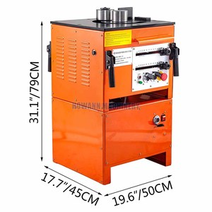 Machine de cintrage et de coupe automatique de barres d'armature en acier et aluminium RBC-25 personnalisée, électrique, haute productivité, pour la cintrage et la découpe de barres de fer - Product Image 3