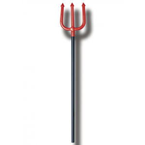 Fourche du diable en plastique H. 120CM - Product Image 1