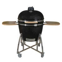 AUPLEX Offre Spéciale Grands Barbecues Kamado en Céramique de 13, 15, 16, 18, 20, 21, 22, 23, 24, 26, 27, 29 Pouces pour Cuisson au Charbon de Bois et Fumage en Extérieur, Idéal pour Plus de 10 Personnes