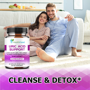 Hot Sale Uric Acid Support <b>Supplement</b> with Celery Seed Tart Cherry Green Coffee Bean Extract for Kidney Health and Joint Comfort - Product Image 5
