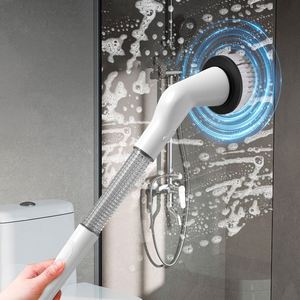 Brosse de nettoyage électrique rechargeable par USB pour évier de cuisine, baignoire de salle de bain, nettoyeur rotatif pour la vaisselle - Product Image 3