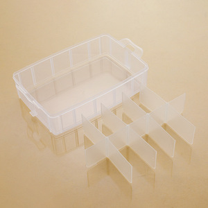 Caja <span class=keywords><strong>de</strong></span> Almacenamiento <span class=keywords><strong>de</strong></span> 3 Niveles para <span class=keywords><strong>Cosas</strong></span> y Manualidades, Joyero, Contenedores <span class=keywords><strong>de</strong></span> Plástico, Organizador <span class=keywords><strong>de</strong></span> Joyas, Transparente, Moderno, Rectangular, Desmontable, 50 Piezas - Product Image 6