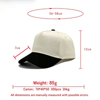 Gorras de Béisbol de Alta Calidad 100% Algodón con Bloques de Color, Visera Curva, Ajustables con Cierre a Presión, Unisex, para las Cuatro Estaciones, Viajes y Fiestas