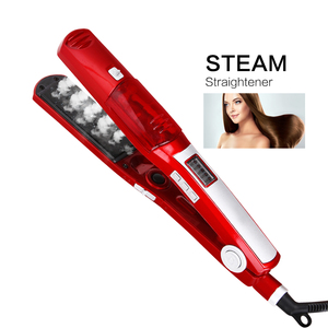 Plancha <span class=keywords><strong>de</strong></span> <span class=keywords><strong>Vapor</strong></span> Eléctrica para el Cabello, <span class=keywords><strong>Planchas</strong></span> Alisadoras <span class=keywords><strong>de</strong></span> Cerámica <span class=keywords><strong>de</strong></span> Turmalina con Calentador PTC, Herramientas para Alisar el Cabello - Product Image 1