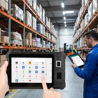 Tableta Industrial Portátil de 8 Pulgadas con Escáner de Código de Barras para Almacén, Huella Dactilar, Módulos Opcionales UHF LF RFID, Tableta PC Industrial Resistente