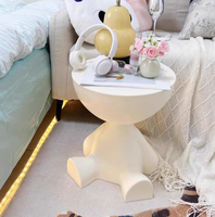 Table d'appoint circulaire créative pour canapé, table mobile miniature, petite table basse pour chambre et salon