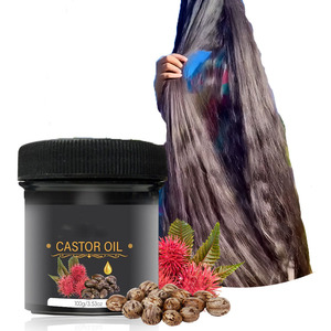 Wholesale Herbal Black Castor Oil Hair <strong>Conditioner</strong> for Quick <strong>Thickening</strong>, Hair Repair and Softening of Hair 100g - Product Image 1