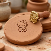 Sello de Arcilla Personalizado con Combinación de Letras Grabadas en Cobre y Latón, Logotipo para Productos del Hogar, con 7 Años de Duración del Molde