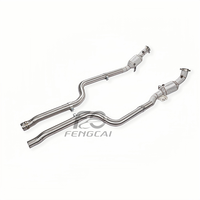 Collecteur d'échappement haute performance pour Mercedes-Benz CLS300 CLS350 CLS400 W218 3.0T V6, en acier inoxydable, avec tuyaux d'échappement sport et downpipe