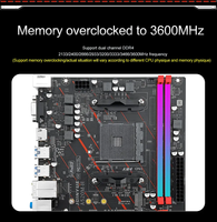 Carte mère JGINYUE AM4 M-ATX A520M-H, nouvelle, SATA intégrée, prend en charge les processeurs CPU, mémoire DDR4 double canal, RAM