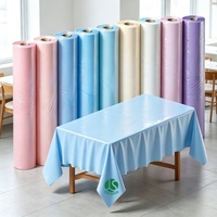 Nappe de table rectangulaire jetable en plastique, motif citrouille colorée d'automne, pour décoration de fête champêtre, 54x108 pouces