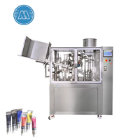 Machine automatique de remplissage et de scellage de tubes en aluminium, haute vitesse 60-80 Bpm, 3-30 ml, pour dentifrice, pommade, colle adhésive