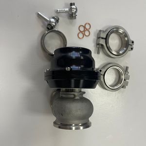 Universal 44mm v-band + pegas + baut + klem hitam eksternal Wastegate - Product Image 2