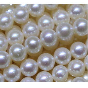 Collier de perles d'eau douce naturelles de 9-10 mm, rond, à forte luminosité avec de légères imperfections, cadeau pour la fête des mères, accessoire, directement de l'usine - Product Image 5