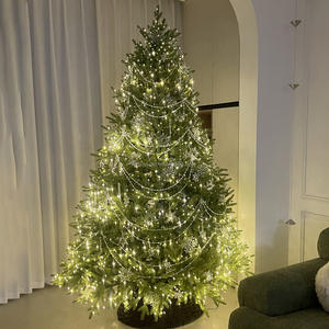 Haute qualité 1.5m/1.8/2.1/<span class=keywords><strong>3m</strong></span> arbre <span class=keywords><strong>de</strong></span> noël <span class=keywords><strong>de</strong></span> luxe arbre nu lumières cryptage Simulation pur PE matériel élégant arbre <span class=keywords><strong>de</strong></span> noël - Product Image 3