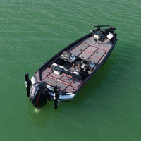 Nouveau bateau de pêche en aluminium soudé certifié Furreo CE Grade D, taille 6x2.4m, 150HP, 3 passagers, prix bas