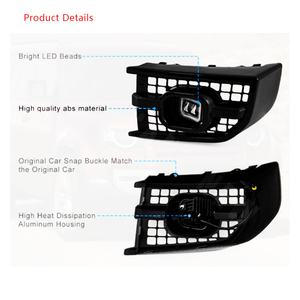 Tự động xe LED sương mù ánh sáng đèn foglamp foglight ban ngày chạy Sương Mù Ánh sáng cho LAND ROVER DEFENDER 110 90 l663 - Product Image 3