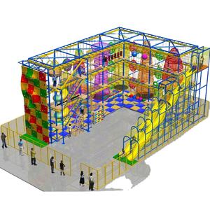 Circuitos de Obstáculos Ninja Personalizados para Exteriores con Piscinas de Pelotas, Toboganes, Rocódromos Infantiles Interiores y Áreas de Juego - Product Image 2