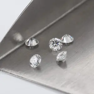 100% प्राकृतिक ढीला हीरे पत्थर G रंग वी. एस. स्पष्टता 1.30-1.35mm हाथापाई असली हीरे की