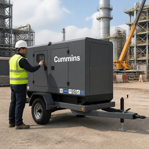 เครื่องกำเนิดไฟฟ้าดีเซลแบบเงียบพิเศษ Stamford ขนาด 20kw 20KVA 25kva 30kva 40kva 50kva สตาร์ทอัตโนมัติ 1800 รอบต่อนาที พร้อมเครื่องยนต์ Cummins Weichai Yuchai SDEC - Product Image 1